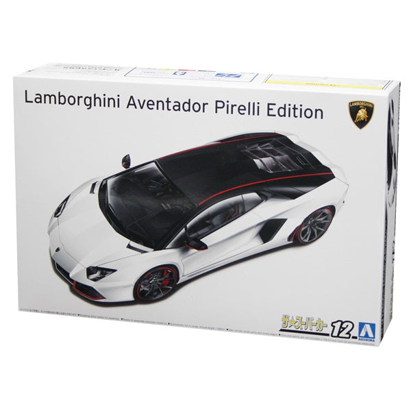 Lamborghini Aventador Pirelli Edition - 1/24 Scale Aoshima 06121