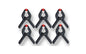 Set of six 30mm Spring Clamps - Artesania Latina 27200