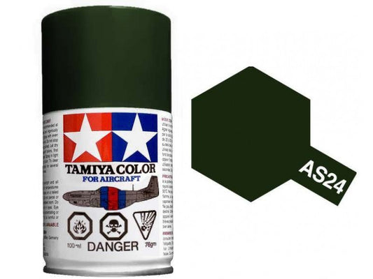 Dark Green (Luftwaffe) 100ml Spray Can - Tamiya AS-24