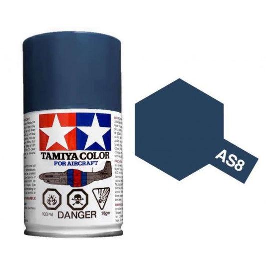 Navy Blue (US Navy) 100ml Spray Can - Tamiya AS-8