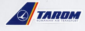 Tarom Romanian Air Transport Sticker - AS34