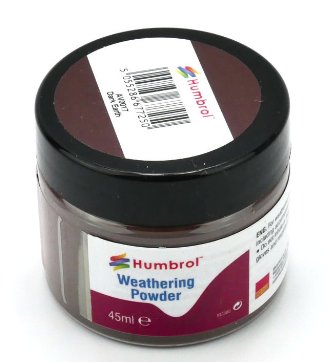 Humbrol Weathering Powder Dark Earth 45ml - AV0017