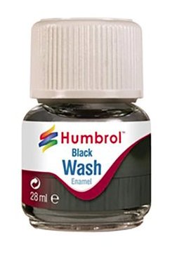 Humbrol Enamel Wash Black 28ml - AV0201