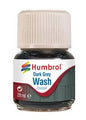 Humbrol Enamel Wash Dark Grey 28ml - AV0204