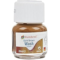 Humbrol Enamel Wash Dark Brown 28ml - AV0205