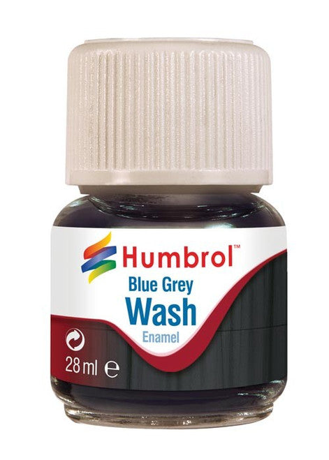 Humbrol Enamel Wash Blue Grey 28ml - AV0206