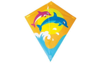 Diamond Kite Single Line (Dolphin) 60x70cm Allwin Kites AWAR3011