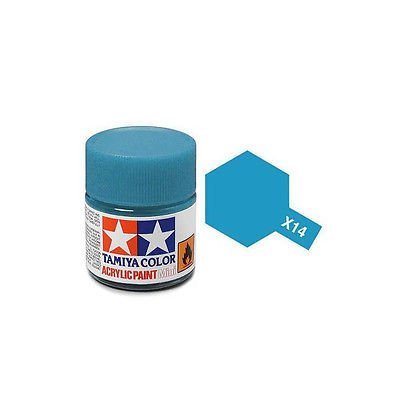 Sky Blue Gloss Acrylic Paint 23ml Tamiya X-14