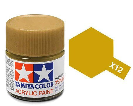 Gold Leaf Acrylic Pint 23ml Tamiya X-12