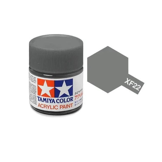 Flat RLM Grey Acrylic Paint 23ml Tamiya XF-22