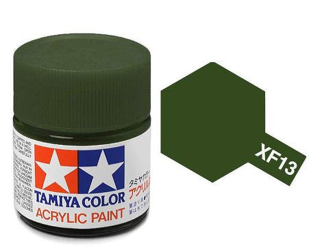 Flat J.A. Green Acrylic Paint 23ml - Tamiya AXF-13