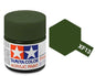 Flat J.A. Green Acrylic Paint 23ml - Tamiya AXF-13