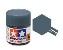 Flat Medium Blue Acrylic Paint 23ml Tamiya XF-18