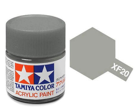 Flat Medium Grey Acrylic Paint XF-20