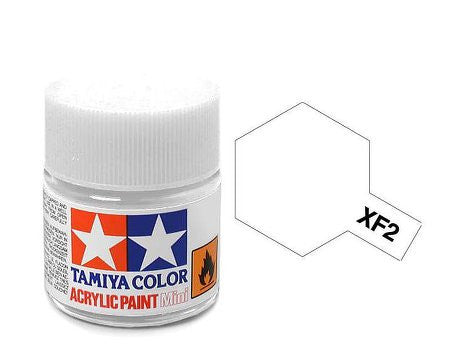 Flat White Acrylic Paint 23ml Tamiya XF-2
