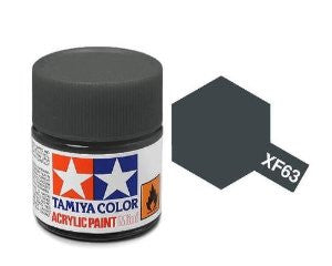 Flat German Grey Acrylic Paint 23ml Tamiya XF-63