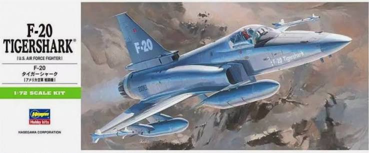 F-20 Tigershark - 1/72 Scale Hasegawa B03