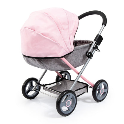 Cosy Doll's Pram w/Bag & Acc (Pink) Bayer Bay12733AA
