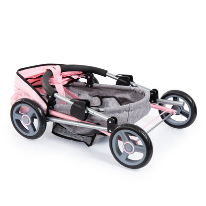 Cosy Doll's Pram w/Bag & Acc (Pink) Bayer Bay12733AA