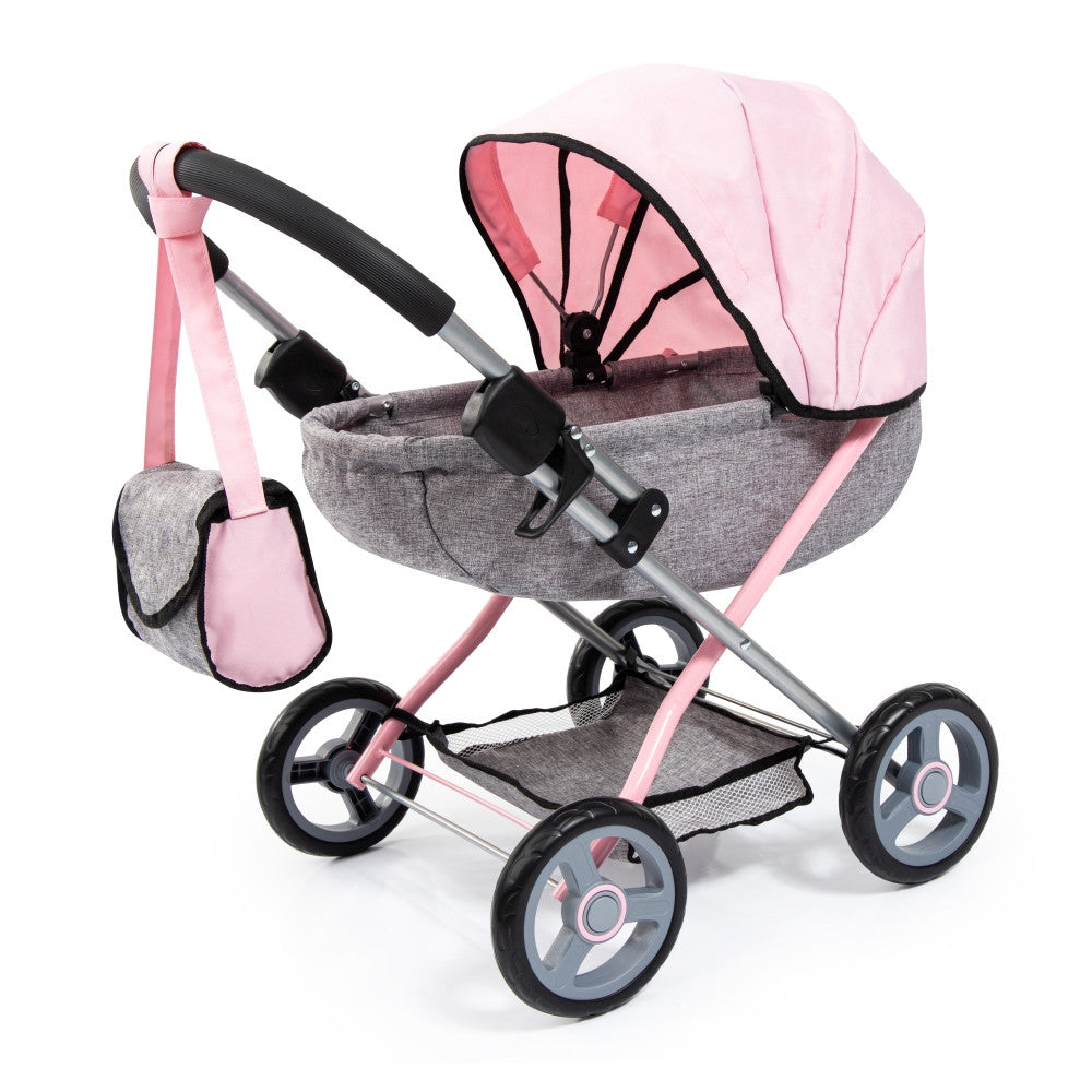 Cosy Doll's Pram w/Bag & Acc (Pink) Bayer Bay12733AA