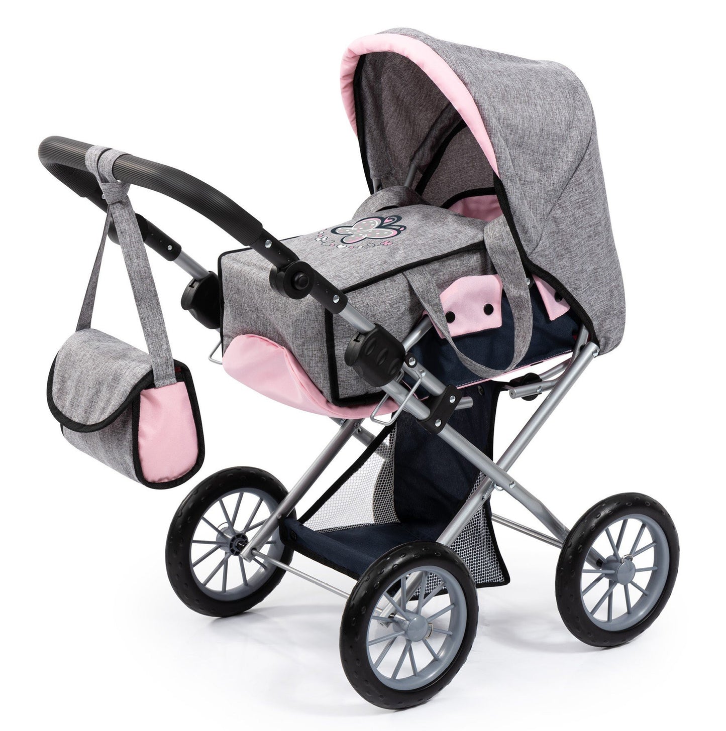 City Star Dolls Pram (Grey/Butterfly) Bayer Bay13627AA