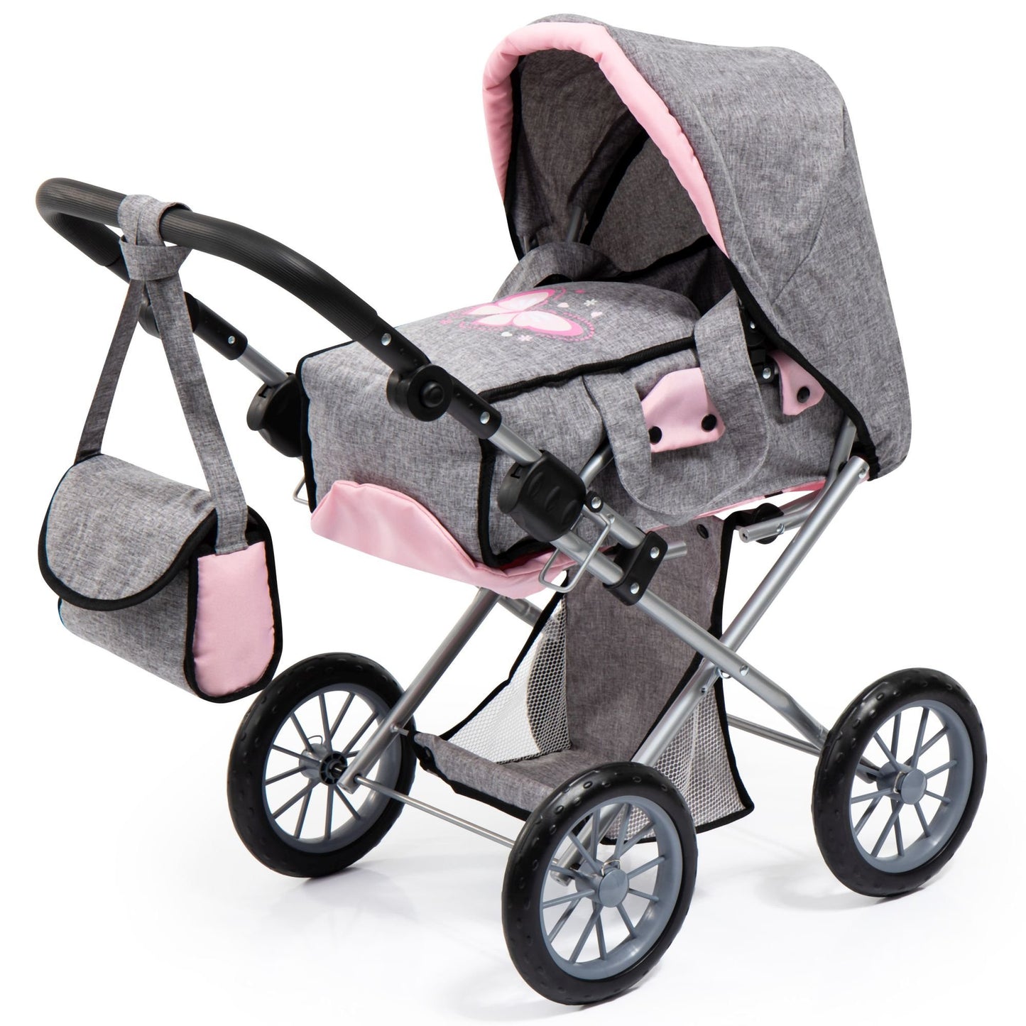 City Star Dolls Pram (Pink/Grey) Fairy Bayer Bay13633AA