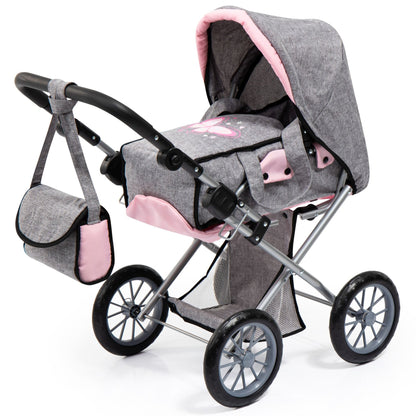 City Star Dolls Pram (Pink/Grey) Fairy Bayer Bay13633AA