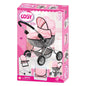 Deluxe Dolls Cosy Pram Set (Pink/Stars) Bayer Bay13730AA
