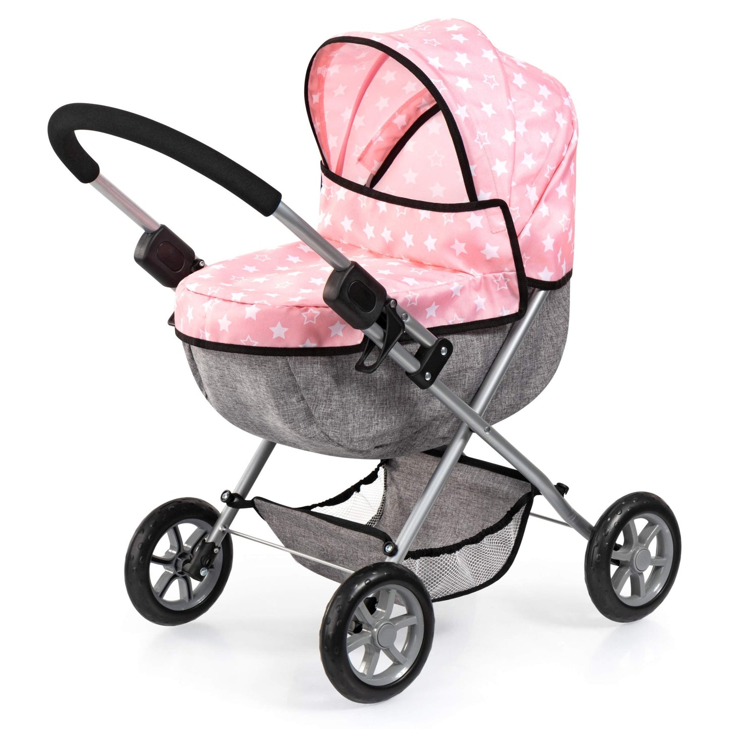 Deluxe Dolls Cosy Pram Set (Pink/Stars) Bayer Bay13730AA