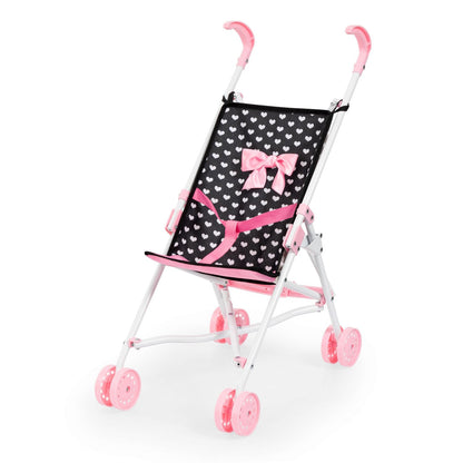 Buggy Dolls Pram (Black/Pink) Bow Bayer Bay30560AA