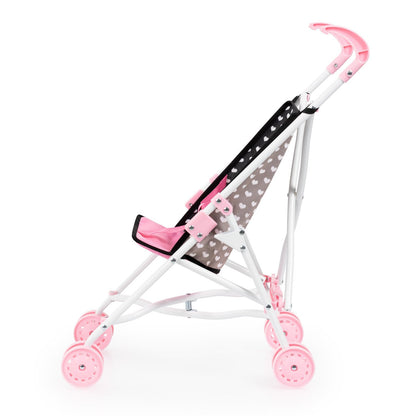 Buggy Dolls Pram (Black/Pink) Bow Bayer Bay30560AA