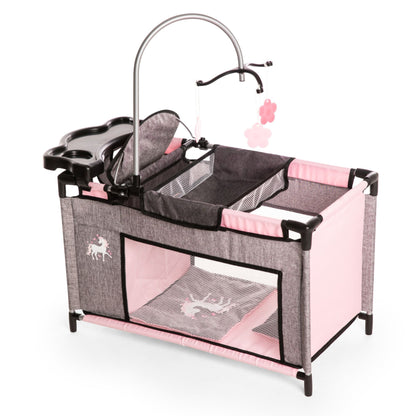 Doll Multibed (Pink/Grey) with Unicorn Bayer Bay62633AB