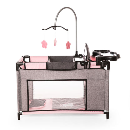 Doll Multibed (Pink/Grey) with Unicorn Bayer Bay62633AB