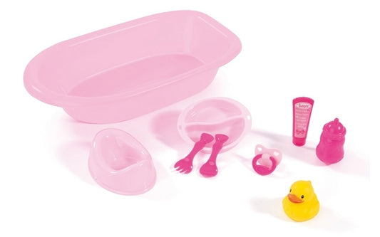 Dolls Bathtub Set with 8 accessories Bayer Bay73352AA