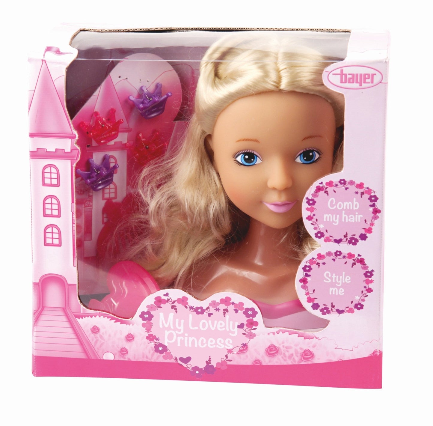 My Lovely Princess Styling Head (19cm) Bayer Bay90019AA