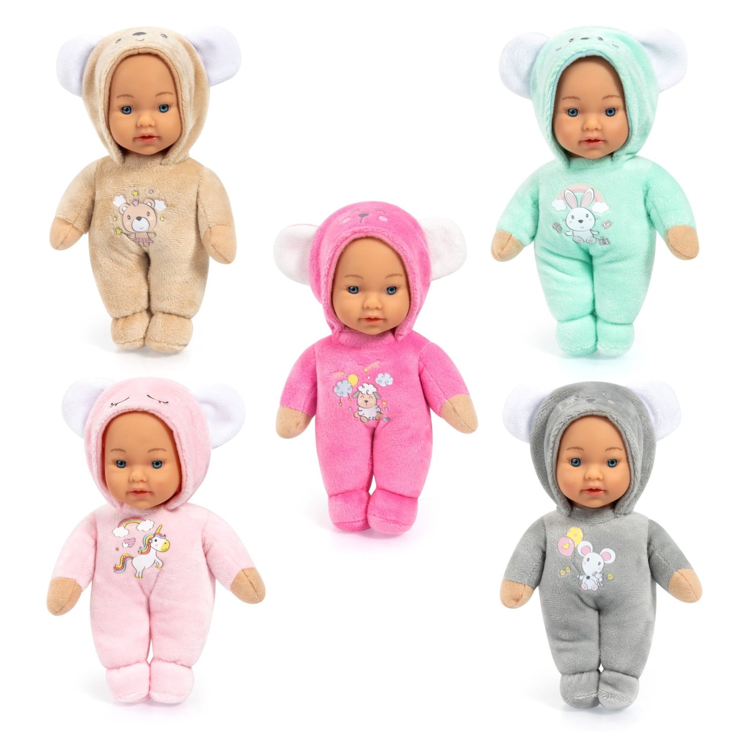 Soft Baby Doll (20cm) (5 Assorted) – Soft Body Bayer Bay92010AA