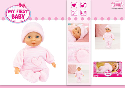 My First Baby Doll (28cm) Soft Pink Heart Bayer Bay92802AT