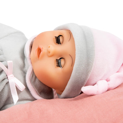 First Words Baby Doll (38cm) Grey/Snail Bayer Bay93824BC