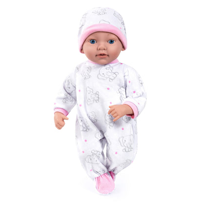 Reborn Baby Doll (38cm) Purple/Elephant Bayer Bay93827AB
