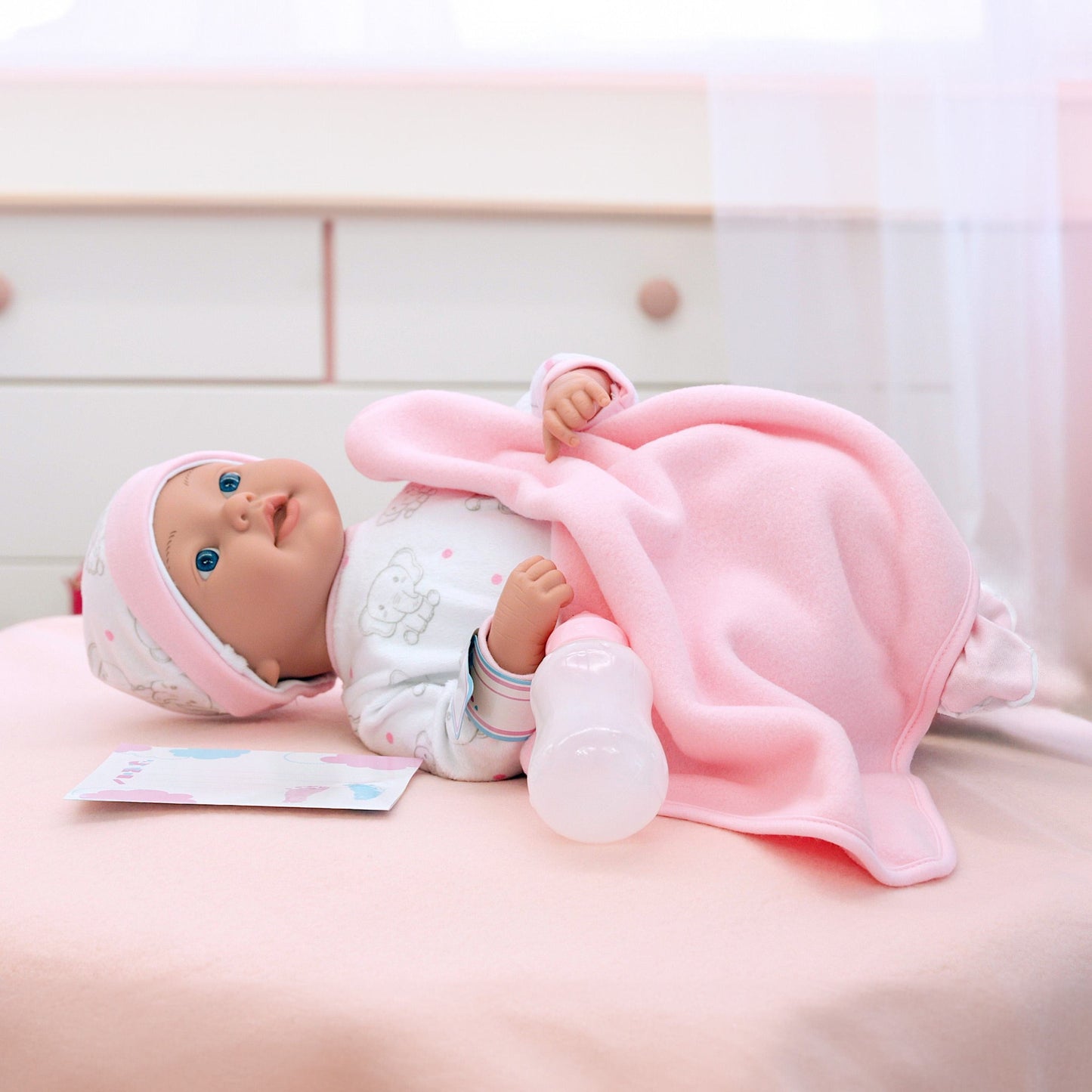 Reborn Baby Doll (38cm) Purple/Elephant Bayer Bay93827AB