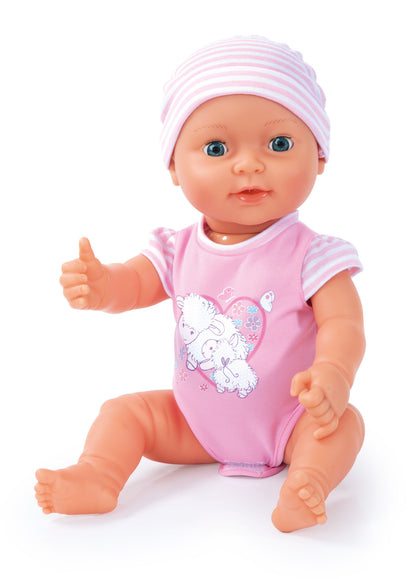 Piccolina Newborn Baby Doll (40cm) (L.Pink/Sheep) Bayer Bay94071AA