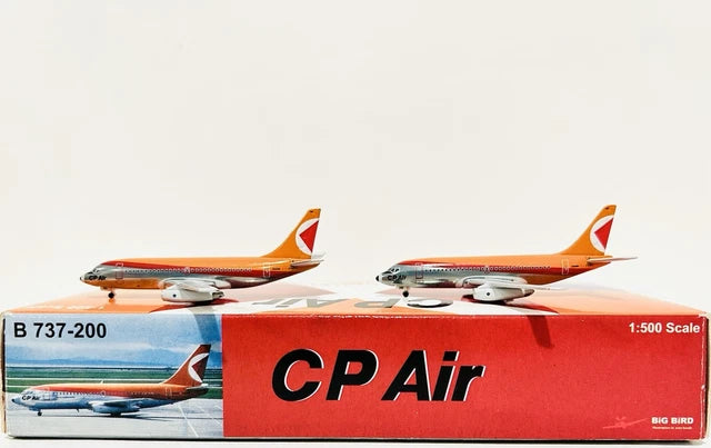 CP Air Boeing 737-200s Set of 2 - 1/500 Scale Big Bird BB5-2004-025