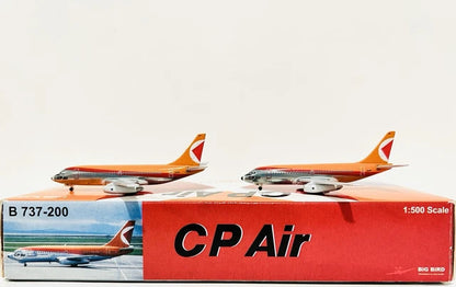 CP Air Boeing 737-200s Set of 2 - 1/500 Scale Big Bird BB5-2004-025