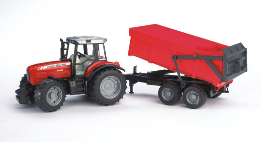 Massey Ferguson 7480 w/trailer Bruder Toys BRU02045