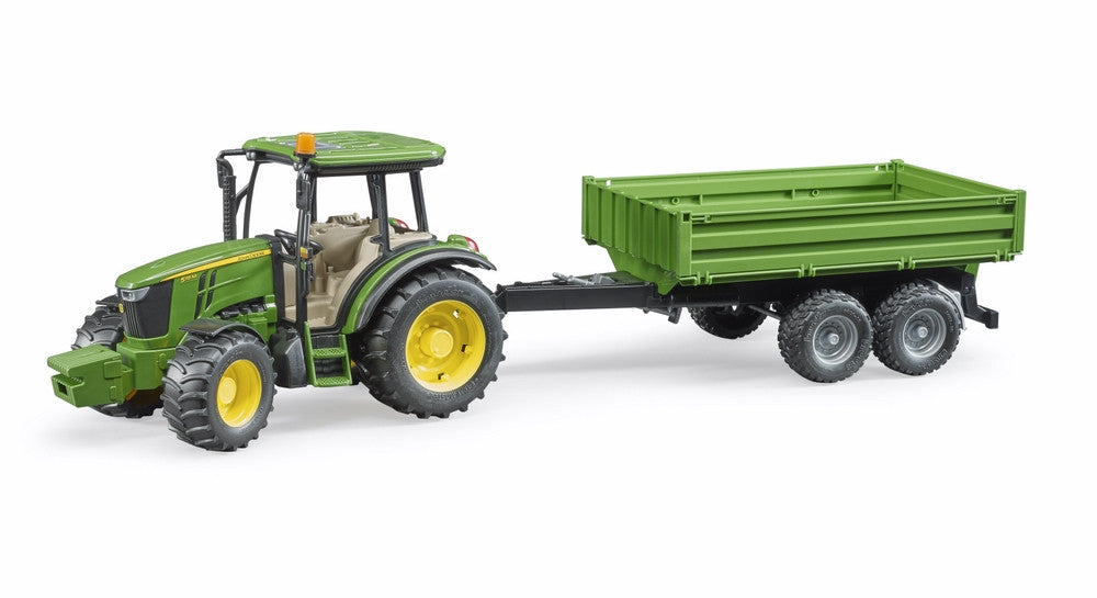 John Deere 5115M w/tipping trailer Bruder Toys BRU02108