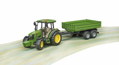 John Deere 5115M w/tipping trailer Bruder Toys BRU02108