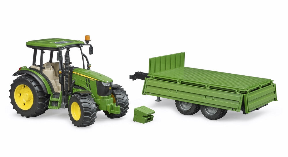 John Deere 5115M w/tipping trailer Bruder Toys BRU02108