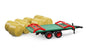 Bale transport trailer with 8 round bales Bruder Toys BRU02220