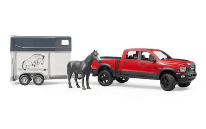 RAM 2500 Power Wagon w/1 horse and trailer Bruder Toys BRU02501