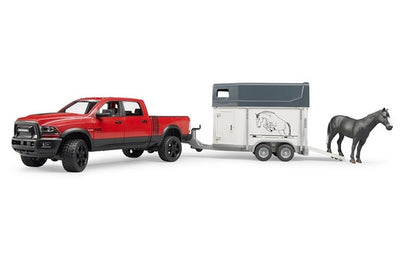 RAM 2500 Power Wagon w/1 horse and trailer Bruder Toys BRU02501